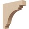 Ekena Millwork 2"W x 10"D x 10"H Thin Pescadero Rough Cedar Woodgrain TimberThane Corbel, Primed Tan CORUR02X10X10PECRCPR - alternate 1